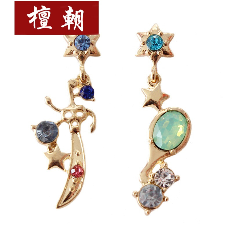 日系美少女戰(zhàn)士系列天海綠耳環(huán) 源頭工廠批發(fā)，為閨蜜女友甄選珠寶首飾